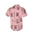 thumbnail image 6 of Beautiful Giant Casual Button Down Shirts Short Sleeve Hawaiian Shirt for Men, 6 of 7