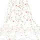 thumbnail image 1 of Tela de tul floral de 2 yardas, tela de encaje de malla de 51 pulgadas de ancho, telas de encaje bordado, telas con apliques florales, tela de red blanca, 1 of 9