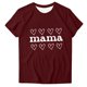 thumbnail image 1 of Tops Cortos para Mujeres Retro Impreso Cuello Redondo Manga Corta, Camiseta Casual para Uso Diario Y de Fiesta, 1 of 4
