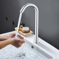 thumbnail image 2 of FAGINEY Sensor Faucet, Bathroom Sink Faucet Convenient Bathroom Water Tap Water Tap, Touchless Kitchen Faucet Basin Faucet For Kitchen Office Hotel Home, 2 of 8