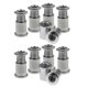 thumbnail image 1 of 10 Pairs Bolts Chainring Bolts & Nuts For Mountain Bike Silver-A, 1 of 5