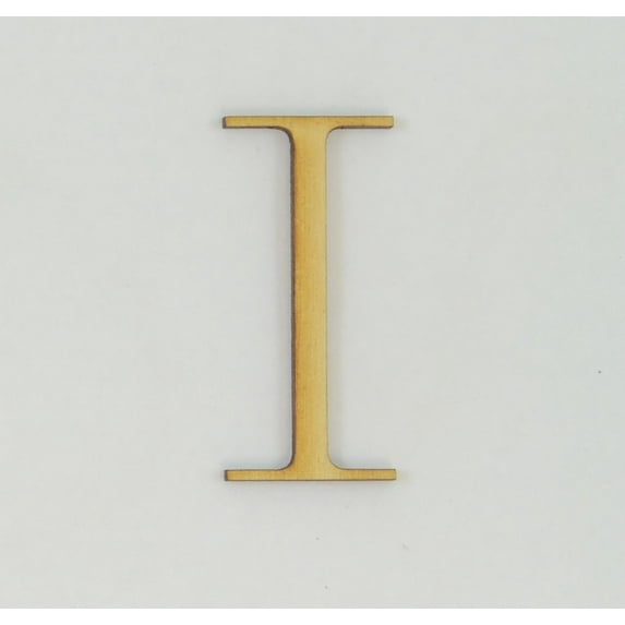 1 Pc, 10 Inch X 1/4 Inch Thick Fangsong Font Wood Letters I For Direction Use Or Decor