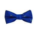 thumbnail image 2 of SummerTies Palm Tree Kids Bow Tie - Blue, Woven Silk, Pre-Tied Kids Bow Tie, 2 of 2