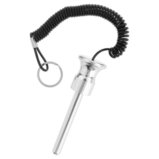 Wweixi Magnetic Weight Stack Pin with Pull Rope Reliable and Sturdy Replacement Parts Silver 10x80mm 1Set