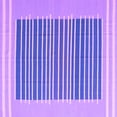 thumbnail image 1 of Ahgly Company Indoor Square Abstract Purple Contemporary Area Rugs, 6' Square, 1 of 4
