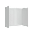 thumbnail image 6 of Streamline DSH-1160-109 32 in. L x 60 in. W x 55 in. H 4-Piece Glue-Up Alcove Bathtub Wall Surround in White Tile Finish, 6 of 11