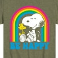 thumbnail image 3 of Peanuts - Be Happy Rainbow - Toddler & Youth Short Sleeve Graphic T-Shirt, 3 of 6