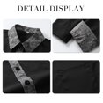 thumbnail image 7 of Cloudstyle Men's Relaxed Fit Embroidered Collar Casual Shirt - Long Sleeve Button-Down for Everyday Wear, 7 of 7