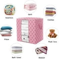 thumbnail image 7 of WISELIFE Storage Bags [3 Pack/100L] Large Blanket Clothes Organization and Storage Containers for Comforters,Bedding, Foldable Organizer with Reinforced Handle, Clear Window, Sturdy Zippers,Gray, 7 of 7