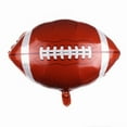 thumbnail image 3 of Number 2 Football Party Balloons Set, Black Red 2Nd Birthday Balloons, 3 of 3