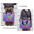 thumbnail image 6 of FORMRS 16" Laptop Bag Carrying Sleeve Case with Handle Travel Shoulder Briefcase, Vibrant Geometric Pattern, 6 of 8
