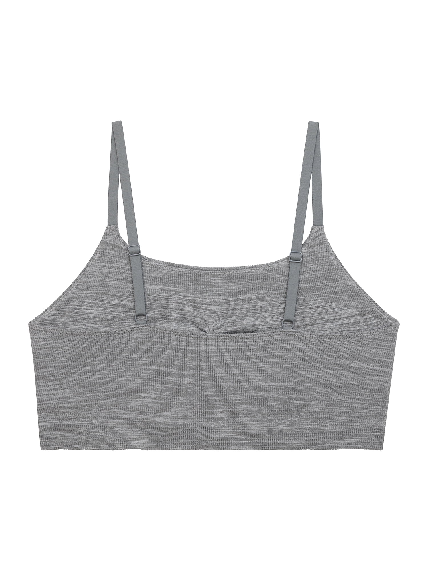 No Boundaries Women's Seamless Ribbed Cami Bralette, Sizes XS-XXXL