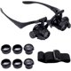 thumbnail image 1 of Magnifying Glass with 2 LED Lights, 4 Detachable Lenses, Head Mounted Magnifier, Hands Free Magnifier for Repair, Watch (2.5X 4X 6X 8X 10X 15X 20X 25X, 1 of 5