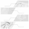 thumbnail image 6 of Men's Beach Outfit 2 Piece Linen Casual Button Down Henley Shirt Short Sleeve Loose Drawstring Hoodie and Harem Pants Vacation Sets for Men Size 3XL White, 6 of 9