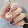 thumbnail image 2 of 24pcs Wear Long Paragraph Fashion Manicure Patch False Nails Save Time Wearable Nail Patch, 2 of 4
