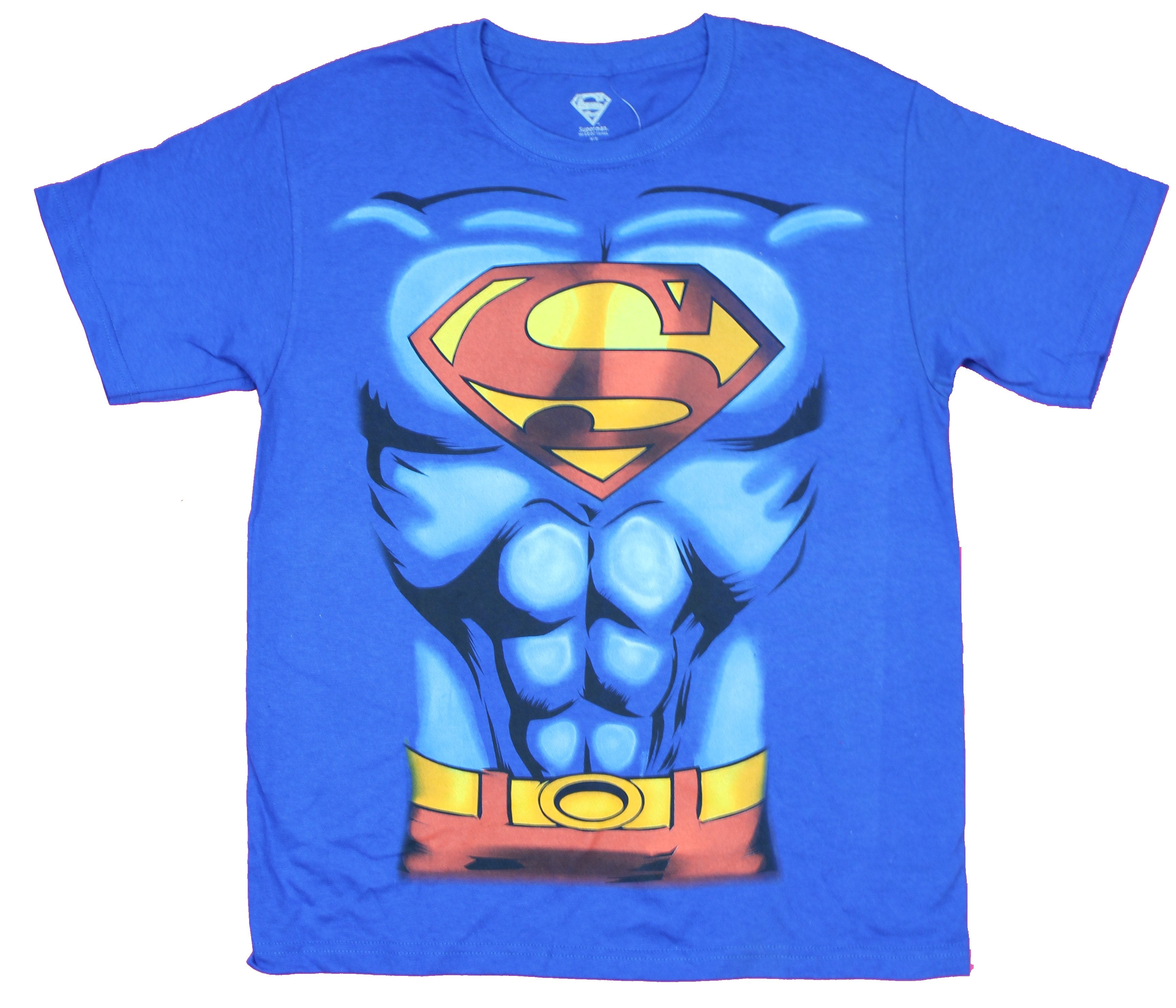 superman shirt with abs