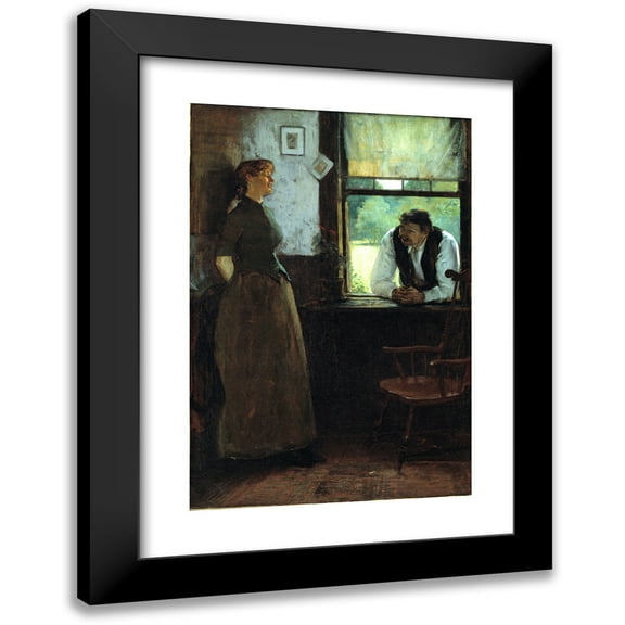 William Thomas Smedley 11x14 Black Modern Framed Museum Art Print Titled - One Day in June (ca. 1880-1885)