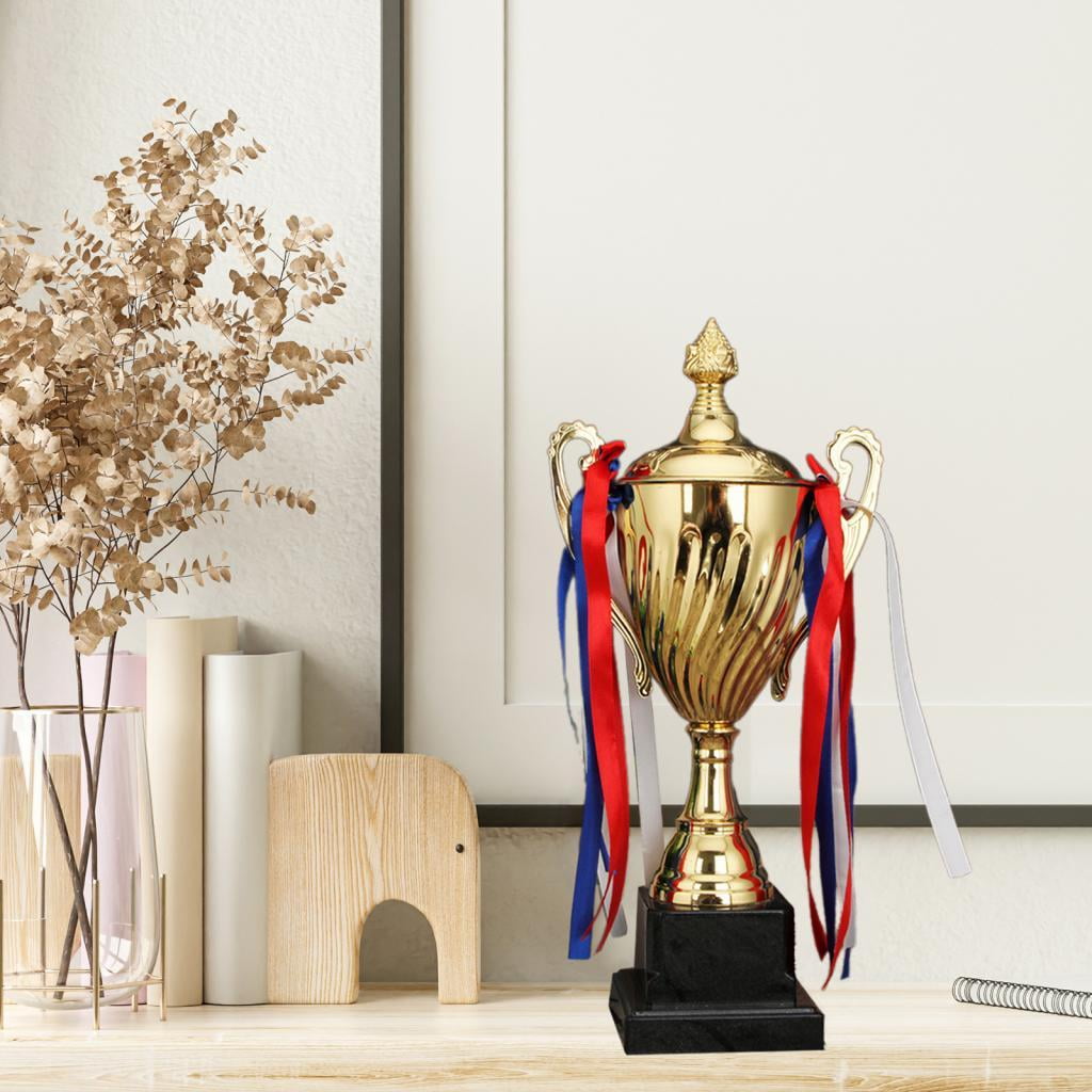 WLPZXP Award Trophy Appreciation Gifts Trophy Cup Props Keepsake for Competition Sports 32.5cm