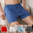 thumbnail image 6 of Ana Men Casual Wide Leg Cotton Boxer Shorts Briefs Home Wear Underwear Underpant, 6 of 9