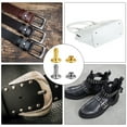 thumbnail image 6 of 100 Sets Leather Rivets 8 x 10mm Metal with 3 Setter Tools, Gold Tone, 6 of 7