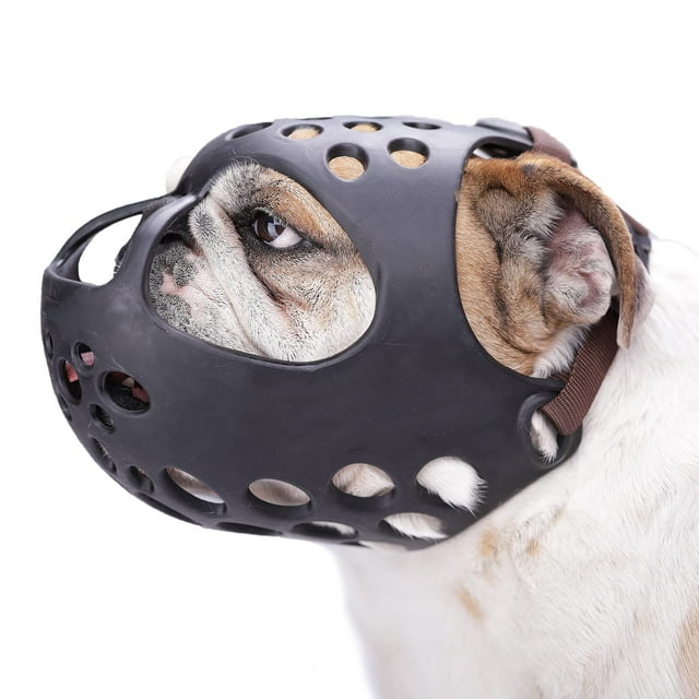 Bozal sin corteza para bulldog inglés con hocico corto XL