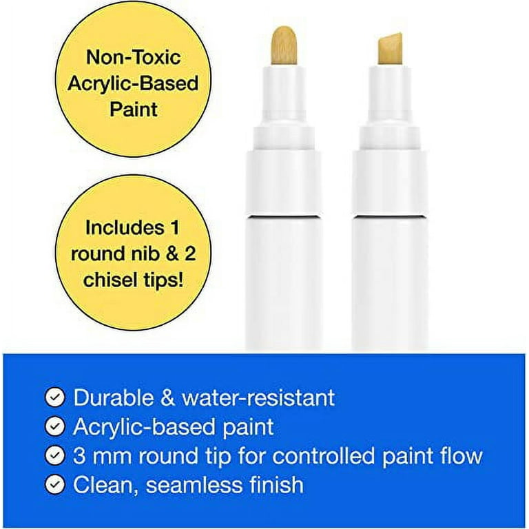 Simple Shine -Premium Shoe Markers for Sneakers (2 Pack).Midsole