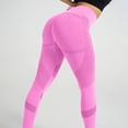 thumbnail image 4 of Domuza Celsior Anti Cellulite Compression 3D Leggings Women Butt Lifting Tummy Control Skinnify Resistance Band Yoga Pants Pink M, 4 of 6