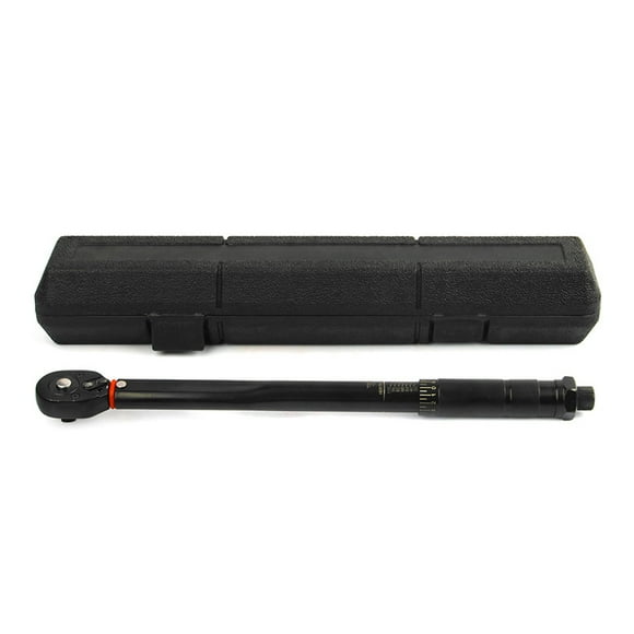 1/4 Inch 5~25Nm Steel Torque Wrench Quick Release Auto Repairs Preset Torque Wrench Positive Negative Two-way Adjustable Ratchet Design Suitable for Home Auto Repairs Shops Use with Storage