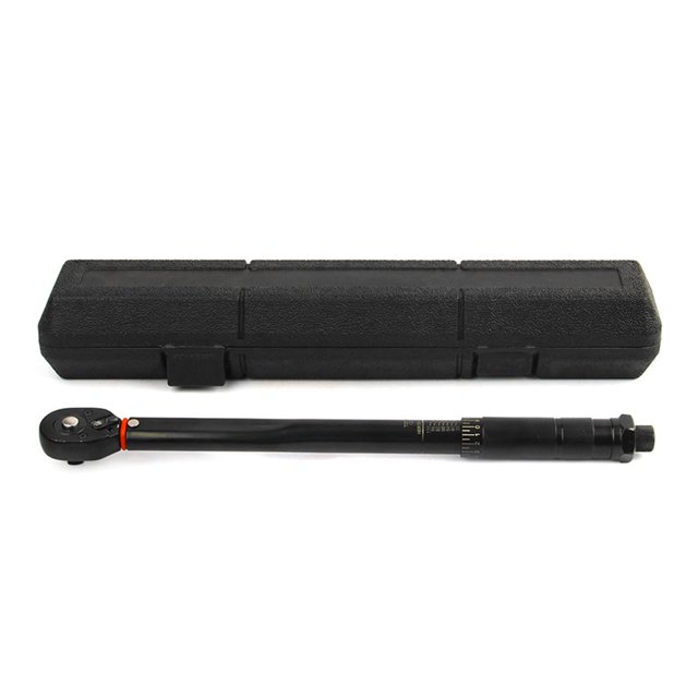 1/4 Inch 5~25Nm Steel Torque Wrench Quick Release Auto Repairs Preset Torque Wrench Positive Negative Two-way Adjustable Ratchet Design Suitable for Home Auto Repairs Shops Use with Storage