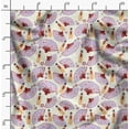 thumbnail image 2 of Soimoi Luxurious Sheen Modal Satin Fabric - Purple - Asian Printed, Ideal Drapable Material For Clothing, Blouses, Dresses, Lingerie, 1 Yard - 42" Wide, 2 of 6