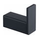 thumbnail image 1 of Toallero/albornoz para baño, baño, cocina, montaje en pared, acero inoxidable SUS 304, negro, 1 of 5