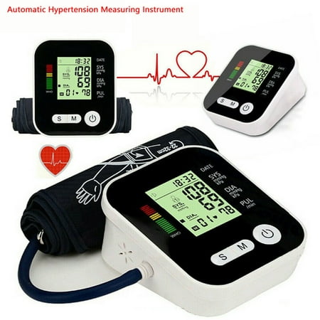 Blood Pressure Monitors Accurate Automatic Upper Arm Bp Machine, Pulse Rate Monitoring Meter with