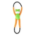 thumbnail image 1 of Juguete de Cuerda para Perros ZippyPaws RopeTugz Rana Duradera con Sonido Chirriante, 1 of 8