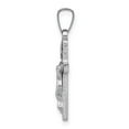 thumbnail image 2 of 14k White Gold INRI Crucifix Pendant, 2 of 4