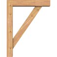 thumbnail image 3 of Ekena Millwork 5 1/2"W x 26"D x 34"H Traditional Block Smooth Bracket w/ Offset Brace, Western Red Cedar, 3 of 25