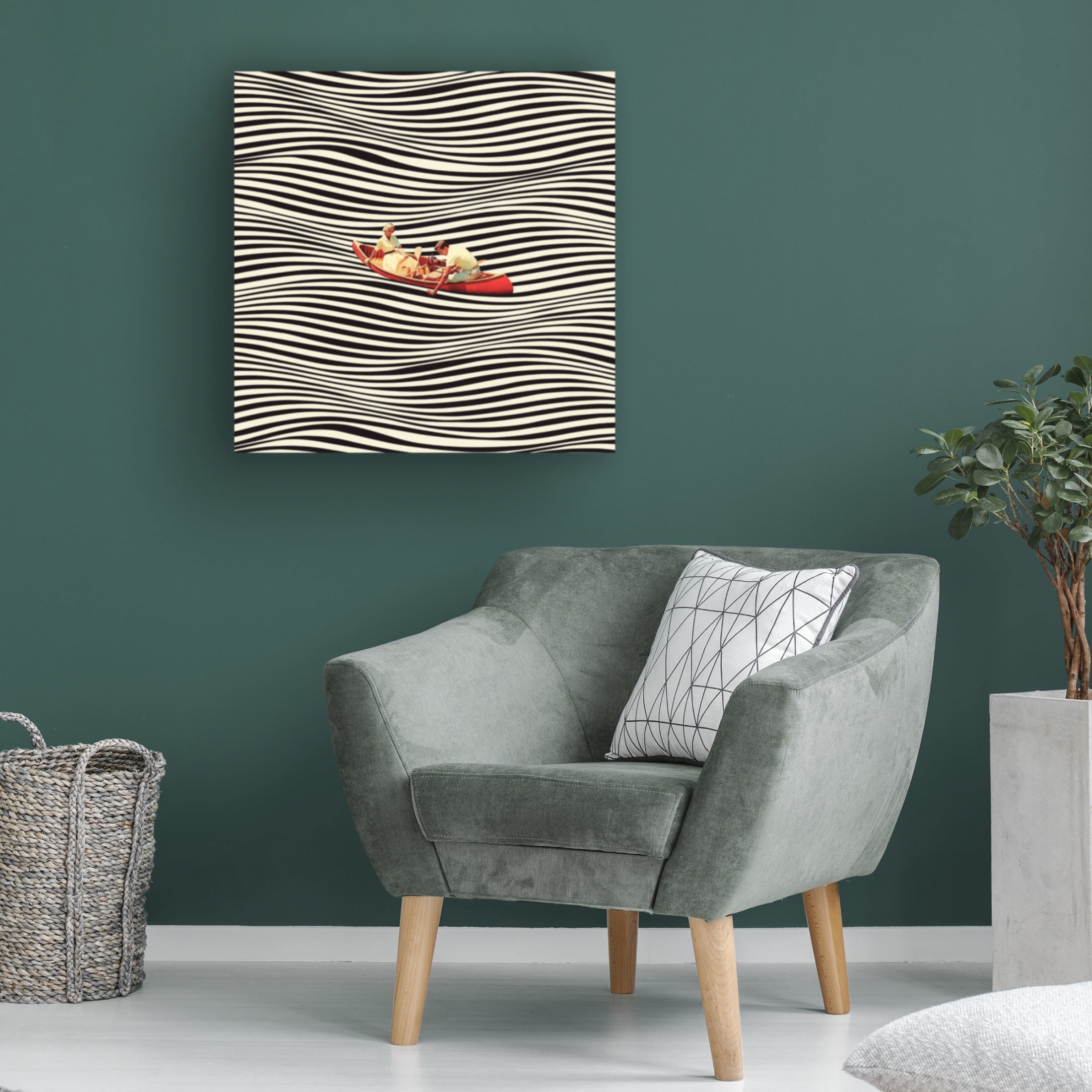Trademark Fine Art Taudalpoi The Real Boat Trip Canvas Wall Art