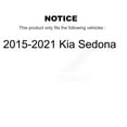 thumbnail image 2 of Transit Auto Rear Coated Drilled Slotted Disc Brake Rotors and Ceramic Pads Kit for Car 2015-2021 Kia Sedona KDT-100529, 2 of 11