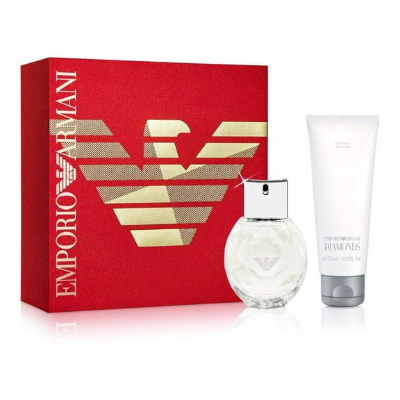 Emporio Armani DIAMONDS Gift Set 1.0 oz Eau De Parfum EDP & 2.5oz Shower Gel