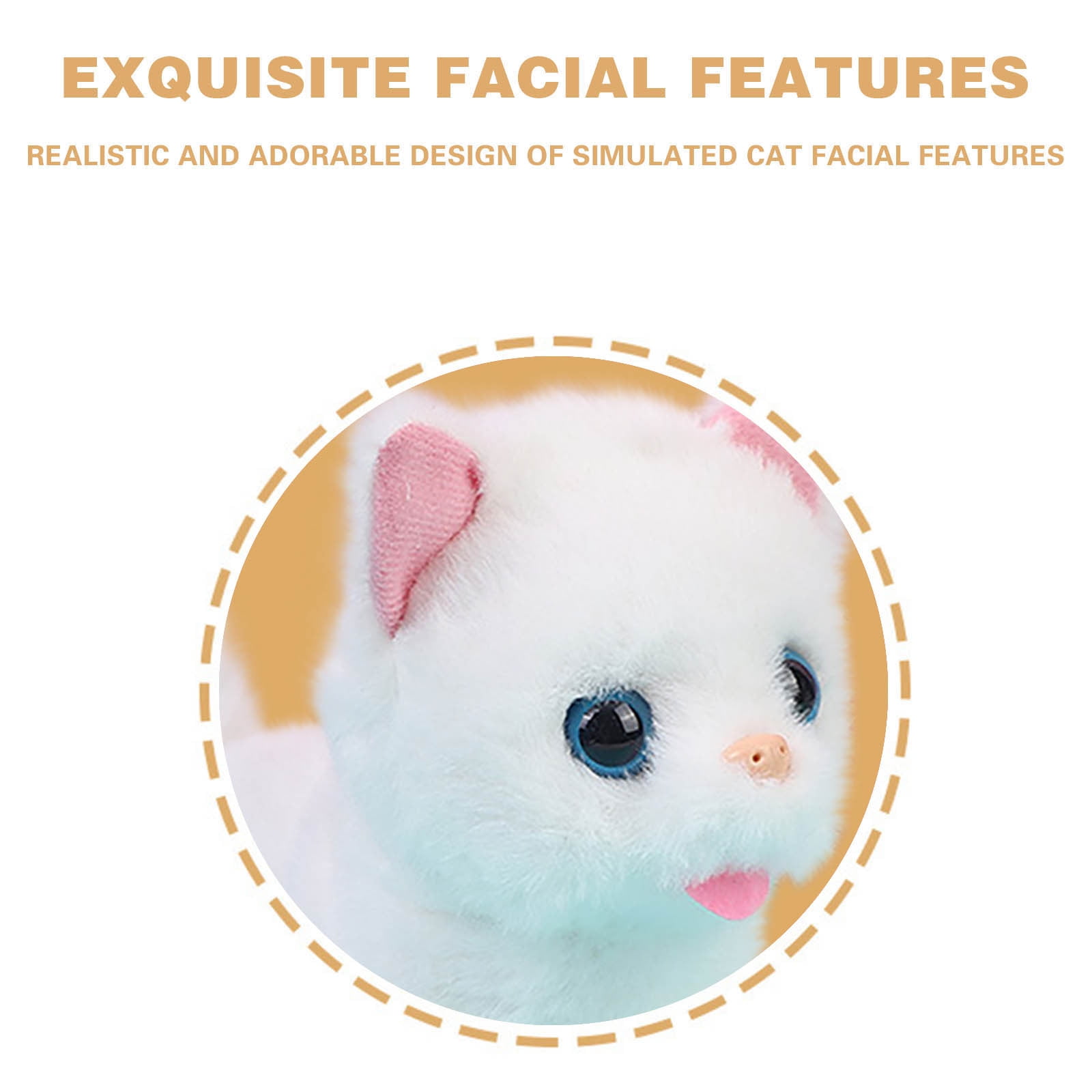 YUNAFFT Robot Dog & Robot Cat, Realistic Puppy That Acts Like a Real Puppy, Robotic Puppy Dog Realistic for Adults That Looks Real, Toy Dogs That Walk and Bark