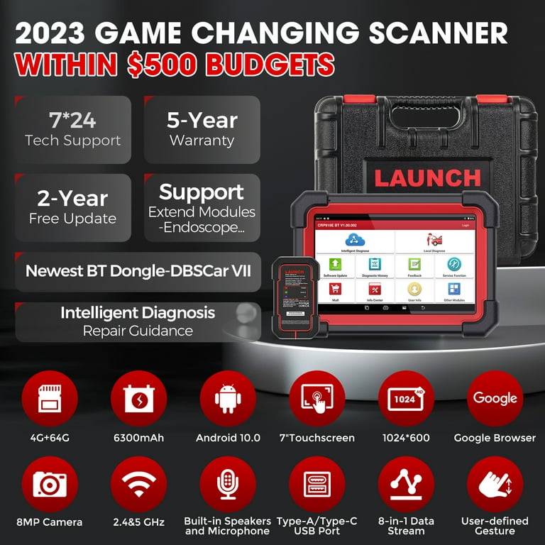  2023 LAUNCH X431 Elite OBD2 Scanner for Honda Acura, Full  System Bi-Directional Diagnostic Scan Tool, Full Reset Car Code Reader,  AUTO VIN, Battery Registration, Key Programming, Lifetime Free Update :  Automotive