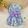thumbnail image 3 of SPRING PARK Party Dog Clothes Pets Puppy Bowknot Design Attractive Soft Princess Skirt Dress Cat Summer Costume, 3 of 7
