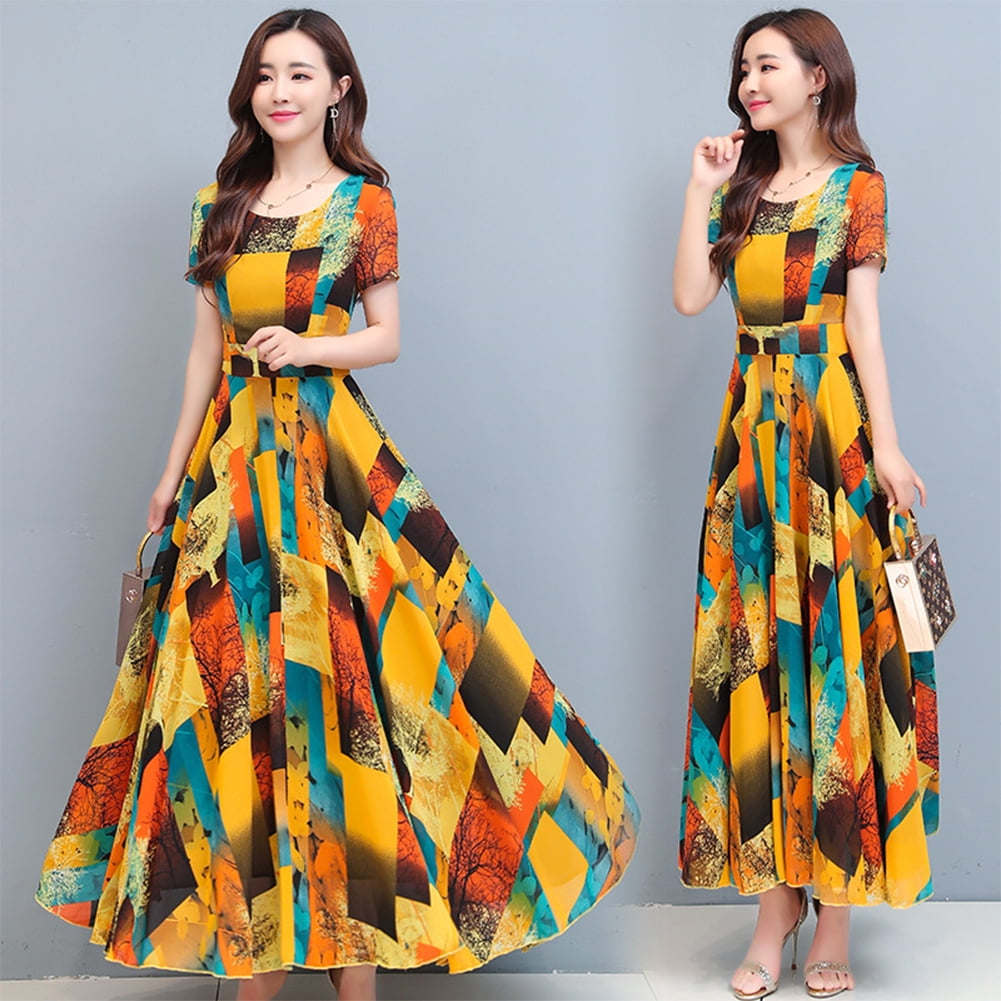 Adeeing Women Casual Dress Floral 
