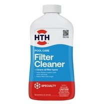 HTH Pool Care Filter Cleaner Liquid for All Filter Types, 32 fl oz