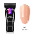 thumbnail image 2 of Pegamento de extensión de uñas de cristal rápido profesional, 15ml, manicura, Gel UV, constructor, 6 # MARRÓN, 2 of 2