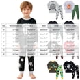 thumbnail image 3 of Hudaneo Baby Boy Clothes 8Y 9Y Infant Baby Boys Long Sleeve Cartoon Print Tops Pants Sleepwear 2 Piece Set, Dark Gray 8-9 Years, 3 of 8