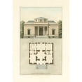 thumbnail image 2 of Vision Studio 11x14 Black Ornate Wood Framed with Double Matting Museum Art Print Titled - Architectural Detail IV, 2 of 4
