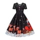 thumbnail image 4 of Vestido de fiesta de Navidad para mujer, vestido Vintage de encaje de manga corta para invierno, ropa de noche de Navidad elegante 2022, 4 of 5