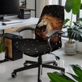 thumbnail image 2 of POLERO Brushed Elastic Fabric All-in-One Office Swivel Chair Slipcover for Workspace Gaming, Anti Dust Anti Corrosion Rotating Chair Cover, Horse Celestial Night, 2 of 7