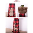thumbnail image 2 of Bearachild Botella de vino de Navidad cubierta antipolvo Festival vestido flexible tela práctica funda protectora fiesta restaurante vacaciones Kits de decoración para fiestas Papá Noel Bearachild HA069853-01, 2 of 6