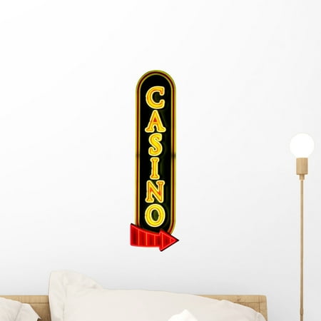 - Casino Sign Wall Decal by Wallmonkeys Peel and Stick Graphic (18 in H x 12 in W) WM20036